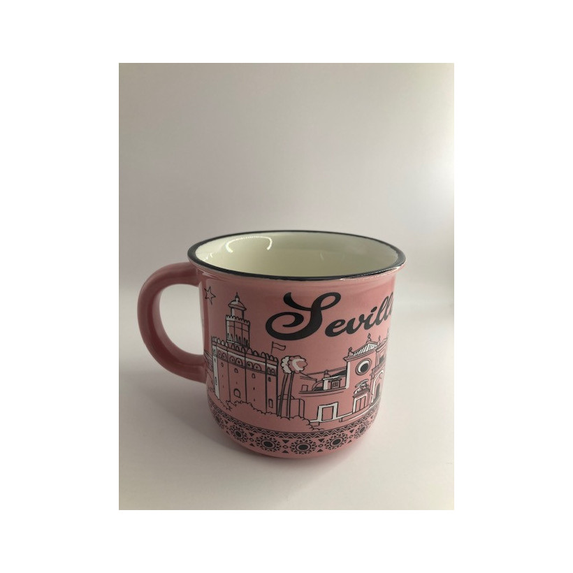 Taza Sevilla Rosa