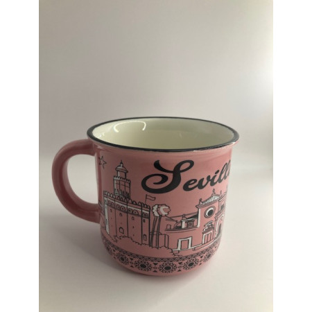 Taza Sevilla Rosa